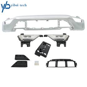 Bck89034k Backye Replacement Front Chrome Bumper 7-piece Set For Ford F150 F-150 2021 2022 2023