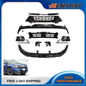 Bfot002840a Benefort B C Front Bumper Cover Kit With Grille And Fog Lights For 2023 2024 Kia Sportage
