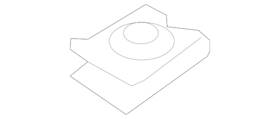 07-14-7-286-036 Bmw Genuine Air Duct Nut