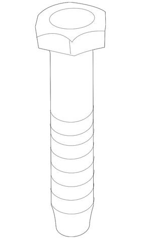 07-14-9-326-700 Bmw Genuine Side Support Bolt