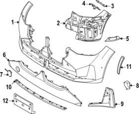 51-11-5-a88-a35 Bmw Genuine Bumper Cover