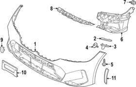 51-11-8-085-473 Bmw Genuine Support Panel