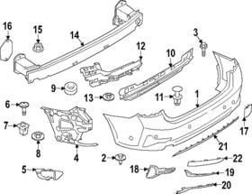 51-12-7-933-155 Bmw Genuine Outer Support Bracket