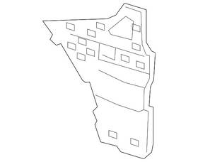 Bmw 51-12-8-086-207 Genuine Outer Bracket
