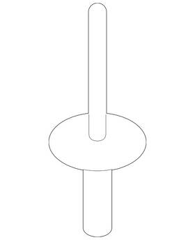Bmw 51-77-7-171-004 Genuine Wheel Flare Rivet