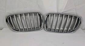 51117210725 Bmw Front Bumper Right And Left Grill Set Chrome Oem F25 X3 2011-2017