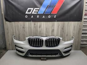 51117484781 Bmw 18-21 Oem G01 X3 30 Basis Front Bumper Cover With Grilles Complete White A96