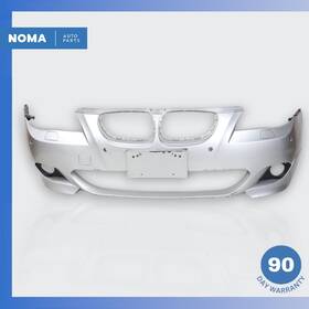 51117896582 Bmw 08-10 E60 550i 535i Front M-sport Bumper Cover Assembly Silver Oem