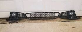 51118047402 Bmw 11-13 E92 E93 3 Series Front M-sport Lower Center Bumper Grill Fog Set