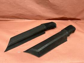 51121836687 Bmw E12 528i 530i Bumper Rubber Trim Black Pair Rear Oem 182k Miles
