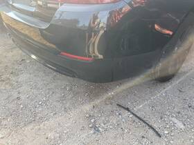 51122182405 Bmw 2011 2012 2013 528i Rear Bumper Assembly 475 Black Without Park Assist 975547