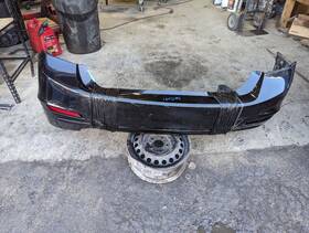 51122239995 Bmw Rear Bumper Sedan Modern Without Park Assist Fits 12-13 328i