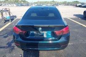 51127285545 Bmw 14-17 4 Series 428i F32 Rear Bumper Cover Oem B38 Blue