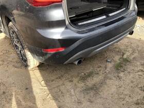 51127403391 Bmw 2016-2019 X1 Rear Bumper Assembly B39 Gray With Park Assist Without M-aero 886441