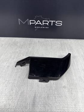 51128084403 Bmw 21-25 G80 M3 Rear Bumper Diffuser Right Passenger Molding Oem Gloss Black