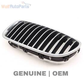 51137200727 Bmw 2011-2013 535i - Front Left Bumper Grille 7200727