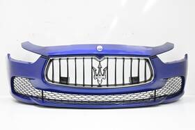 673001801 Bmw 14-17 Maserati Ghibli Front Bumper Molding Cover Grille Sensor Blue Oem