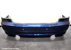 7256094 Bmw 11-13 Oem E92 E93 Lci 335 Rear Bumper Cover Panel Dual Exhaust Blue A76