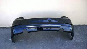 7315847 Bmw 12-14 F30 335i Rear Bumper Cover With 2 Exhaust Tips Oem