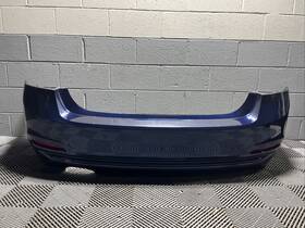 7384473 Bmw 2016-2018 320 328 330 F30 Rear Bumper Mediterranblau Metallic C10 Oem Note