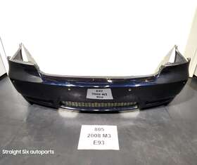 7907209 Bmw 08-13 Oem E92 E93 M3 Rear Bumper Cover Dual Exhaust With Pdc Jerez Black A73