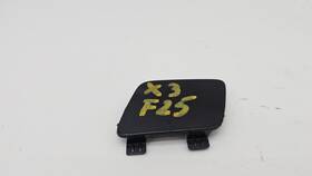 8048095 Bmw 2011-2014 F25 X3 Xdrive M Sport Bumper Tow Hook Eye Cover Cap Trim Black Oem