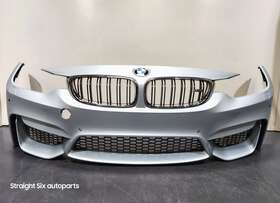 8058824 Bmw Oem F80 F82 F83 M3 M4 Front Bumper Cover Panel Assembly Pdc Silver A29