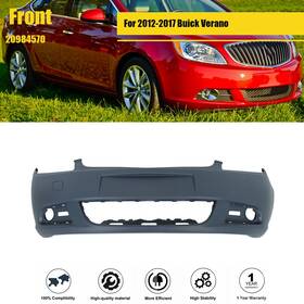 Bt76950b Botjj Plastic Front Bumper Cover For Buick Verano 2012-2017 With Fog Lamp Holes Primed