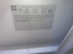 107-01163 Buick Front Bumper Reinforcement Fits 11-17 Regal 3479578