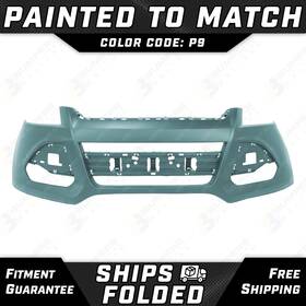 Bumpers That Deliver Fo1000678 New Painted P9 - Frosted Glass Front Bumper Cover For 2013-2016 Ford Escape