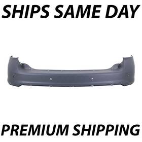 Fo1114101 Bumpers That Deliver Primered Rear Upper Bumper Cover Ships Unfolded For 2011-2014 Ford Edge With Park