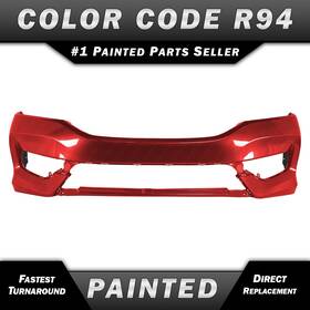 Ho1000302 Bumpers That Deliver New Painted R94 Red Front Bumper Cover For 2016 2017 Honda Accord Sedan 4dr