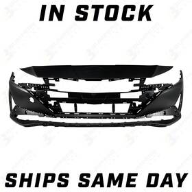 Hy1000254 Bumpers That Deliver New Primered - Front Bumper Cover For 2021-2023 Hyundai Elantra With Lower Molding