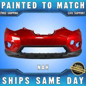Ni1000293 Bumpers That Deliver New Painted Nah Red Front Bumper Cover Fascia For 2014 2015 2016 Nissan Rogue