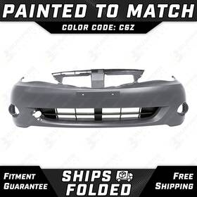 Su1000158 Bumpers That Deliver New Painted C6z - Steel Silver Front Bumper For 2008-2011 Subaru Impreza Wrx