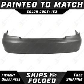 To1100204 Bumpers That Deliver New Painted 1e3 Gray Rear Bumper Cover Replacement For 2002-2006 Toyota Camry