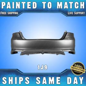 To1100335 Bumpers That Deliver New Painted 1j9 Silver - Rear Bumper Cover For 2018-2024 Toyota Camry Se Xse