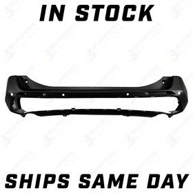 To1100372 Bumpers That Deliver New Primered - Rear Bumper Cover For 2019-2025 Toyota Rav4 Hybrid With Park Assist