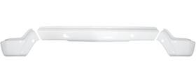Fk0410 Bumpershellz New Summit White Front Bumper Overlay Set / For 22-26 Silverado Ltz With Sensors