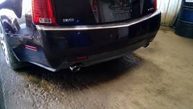 190-00648a Cadillac Rear Bumper Sedan Base With Park Assist Opt Ud7 Fits 08-13 Cts 10293407