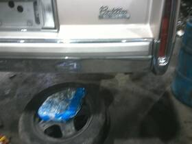 190-01390 Cadillac Rear Bumper Fits 89-90 Deville 119105