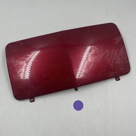 25653071 Cadillac 1998-2004 Seville Oem Front Bumper License Plate Cover Filler Red Tint