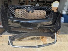 577443677 Cadillac Fits 2020-2024 Xt6 Front Bumper Cover Read 4 Sensor Painted Black