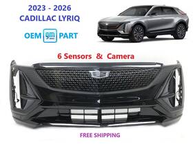 85127578 Cadillac Oem 2023 2024 2025 2026 Lyriq Front Bumper 6 Sensors Stellar Black #1