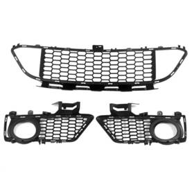 1kpbw1211k02 Cahuczlhoz For 2012-18 Bmw F30 F31 M Sport Front Bumper Lower Grille Fog Light Grill Cover