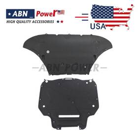 Au40825233.0l Cahuczlhoz 2pc Set Rear And Front Engine Splash Shield Protector For 2017 - 2023 Audi Q7 3.0l