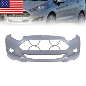 11745648 Car-modification7 New Primered Front Bumper Cover Fascia For 2014-2019 Ford Fiesta Sedan/hatchback