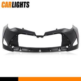 C-02bum2007abk Carlights Fit For 17-19 Toyota Corolla Ce L Le Xle New Front Bumper Cover Fascia