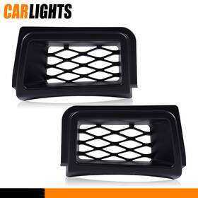 C-02bup4501bbk Carlights Front Bumper Air Duct Grille Insert Cover Fit For 03-07 Chevrolet Silverado 1500