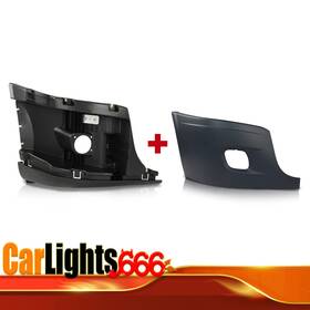 C-02bup5951rgy Carlights Fit For 08-17 Freightliner Cascadia Bumper Reinforcement And End Cover Right Side